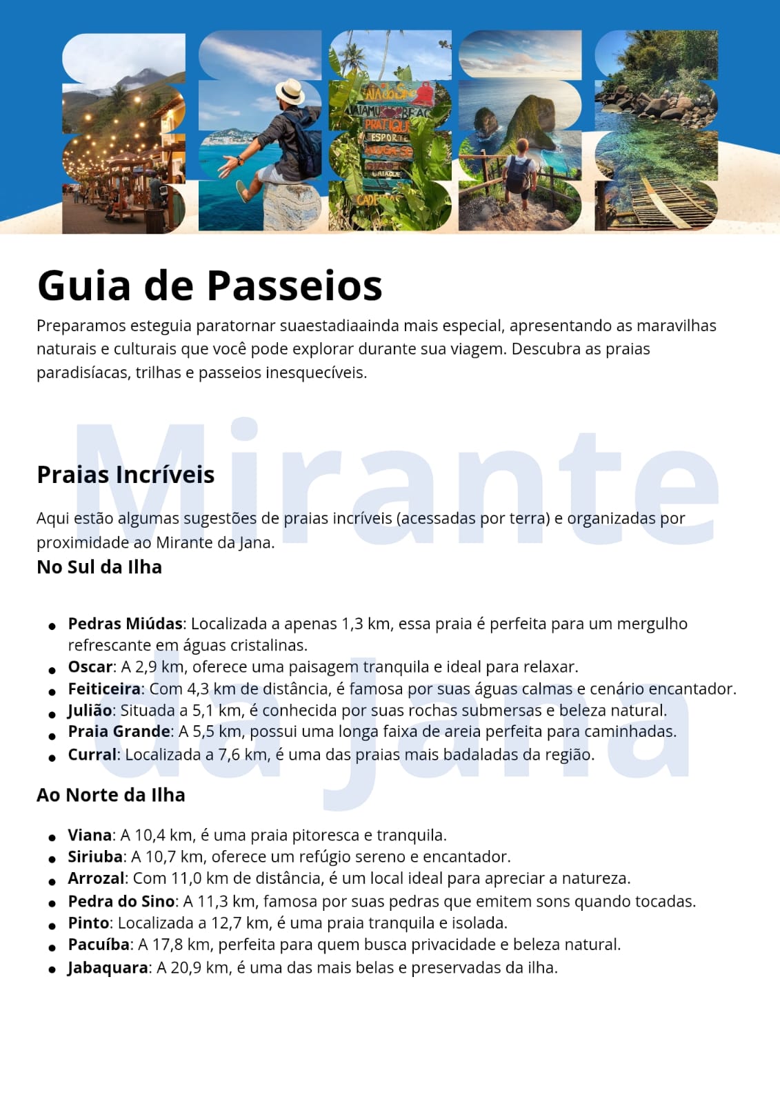 Guia de Passeios - Preview
